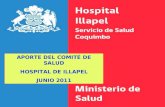 “VIDA SANA EN LA EMPRESA” Secretaría Regional Ministerial de Salud Región de Coquimbo APORTE DEL COMITÉ DE SALUD HOSPITAL DE ILLAPEL JUNIO 2011.