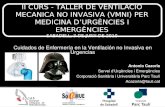 II CURS - TALLER DE VENTILACIÓ MECANICA NO INVASIVA (VMNI) PER MEDICINA D’URGÈNCIES I EMERGÈNCIES SABADELL, 3 DE JUNY DE 2010 Cuidados de Enfermería en.