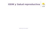 ODM MARÍA SILVIA VILLAVERDE ODM y Salud reproductiva.