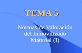 TEMA 5 Normas de Valoración del Inmovilizado Material (I)