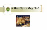 Hotel Boutique Rey Sol. Opción única de descanso de la más alta calidad en servicio y habitaciones, que goza de una ubicación excepcional en el centro.