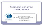 Simposio conjunto AAMR/SEPAR ENFERMEDADES OCUPACIONALES CLASICAS Y EMERGENTES Raquel Pendito.