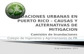 Comisión de Inundaciones Colegio de Ingenieros y Agrimensores de PR 6 de noviembre, 2013.
