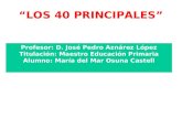 “LOS 40 PRINCIPALES” Profesor: D. José Pedro Aznárez López Titulación: Maestro Educación Primaria Alumno: María del Mar Osuna Castell.