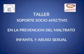 TALLER SOPORTE SOCIO AFECTIVO EN LA PREVENCION DEL MALTRATO INFANTIL Y ABUSO SEXUAL.