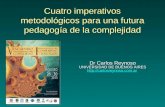 Cuatro imperativos metodológicos para una futura pedagogía de la complejidad Dr Carlos Reynoso UNIVERSIDAD DE BUENOS AIRES .