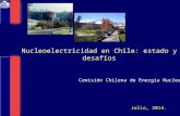 Julio, 2014. Comisión Chilena de Energía Nuclear Nucleoelectricidad en Chile: estado y desafíos.