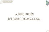 ADMINISTRACIÓN DEL CAMBIO ORGANIZACIONAL 1503:00.