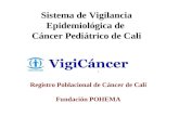 Sistema de Vigilancia Epidemiológica de Cáncer Pediátrico de Cali Registro Poblacional de Cáncer de Cali Fundación POHEMA.