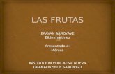 BRAYAN ARROYAVE Elkin martinez Presentado a: Mónica INSTITUCION EDUCATIVA NUEVA GRANADA SEDE SANDIEGO.