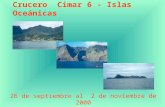 Crucero Cimar 6 - Islas Oceánicas 26 de septiembre al 2 de noviembre de 2000.