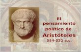 El pensamiento político de Aristóteles 384-322 a.c.