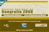 Sistema de Información Geográfica del Estado de Michoacán Agosto 2008 Servicio de información como auxiliar en la definición de estrategias para el desarrollo.
