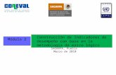 Módulo 2 Construcción de Indicadores de desempeño con base en la metodología de marco lógico SAGARPA, Puebla Marzo de 2010.