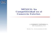 MÉXICO: Su Competitividad en el Comercio Exterior. J. ENRIQUE ESPINOSA V., SAI Consultores, S.C. Mérida, Yuc., 25 de noviembre de 2005.