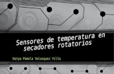 Sensores de temperatura en secadores rotatorios Katya Pamela Velasquez Villa.