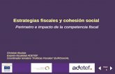 PAGE 1 1 Christian Boulais Experto fiscalidad ADETEF Coordinador temático “Políticas Fiscales” EUROsociAL Estrategias fiscales y cohesión social Perimetro.