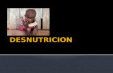 El término malnutrición se refiere a las carencias, excesos o desequilibrios en la ingesta de energía, proteínas y/o otros nutrientes.