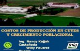 COSTOS DE PRODUCCIÓN EN CUYES Y CRECIMIENTO POBLACIONAL MINISTERIO DE AGRICULTURA Instituto Nacional de Investigación y Extensión Agraria MINISTERIO DE.