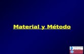 Material y Método. Material y método Estudio transversal prospectivo aleatorio con 40 pacientes neoplásicos (según criterios de inclusión) Se realiza.
