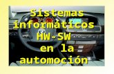 Sistemas informáticos HW-SW en la automoción. Índice  Introducción  HW-SW utilizados en los automóviles  SW para automóviles  Necesidad de un único.