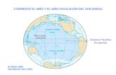 Océano Pacífico Ecuatorial CORRIENTE EL NIÑO Y EL NIÑO OSCILACIÓN DEL SUR (ENOS) El Niño (EN) Oscilación Sur (OS)