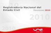 Registraduría Nacional del Estado Civil Elecciones 2010.