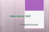 Probabilidades Matemática NM2. Objetivos: Definir el concepto de probabilidad Resolver problemas que involucren probabilidad “clásica” Aplicar las propiedades.