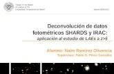 Aplicación al estudio de LAEs a z>5 Naím Ramírez Olivencia Supervisor: Pablo Pérez González Trabajo Fin de Máster de 24 créditos Deconvolución de datos.