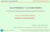 Área de Tecnología Electrónica Universidad de Oviedo Electrónica y Automatismos Escuela Universitaria de Ingenierías Técnicas de Mieres ELECTRÓNICA Y AUTOMATISMOS.