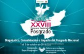 XXVIII CONGRESO NACIONAL DE POSGRADO UNIVERSIDAD DE GUADALAJARA - COMEPO Reunión con Coordinadores de Posgrado Martes 2 de septiembre de 2014, 10:00 horas,
