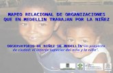 OBSERVATORIO DE NIÑEZ DE MEDELLÍN OBSERVATORIO DE NIÑEZ DE MEDELLÍN“Un proyecto de ciudad: el interés superior del niño y la niña”. MAPEO RELACIONAL DE.