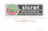 © Grupo Clarcat 2015. DOND E ESTAMOS y CUANTOS SOMOS © Grupo Clarcat 2015 INTRODUCCIÓN El sistema SICRET permite una gestión informatizada de los procesos.