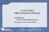 CULTURA ORGANIZACIONAL TEORIAS CONTEMPORÁNEAS Norma Lucia Bonilla.
