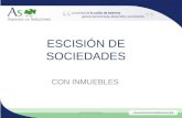 ESCISIÓN DE SOCIEDADES CON INMUEBLES GCF BAZALDUA1.