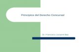 Principios del Derecho Concursal Dr. Francisco Junyent Bas.