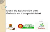 Mesa de Educación con Énfasis en Competitividad Aliado.