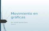 Movimiento en gráficas Sra. Anlinés Sánchez Otero Física 9.