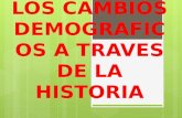 LOS CAMBIOS DEMOGRAFICOS A TRAVES DE LA HISTORIA.