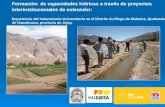 Formación de capacidades hídricas a través de proyectos interinstitucionales de extensión : Experiencia del Voluntariado Universitario en el Distrito de.