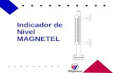 Indicador de Nivel MAGNETEL. Magnetel - Características SOBRESALIENTES l Piel aislante de metal l Transmisor y switches magnéticamente acoplados l Interacción.
