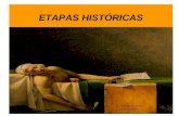 ETAPAS HISTÓRICAS. ,.. PREHISTORIAEDAD ANTIGUA PALEOLÍTICONEOLÍTICO GRECIAROMA EGIPTOMESOPOTAMIA ARTE CLÁSICO ETAPAS HISTORICAS EDAD MEDIA BIZANCIOISLAM.