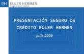 PRESENTACIÓN SEGURO DE CRÉDITO EULER HERMES Julio 2009.