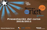 Presentación del curso 2010/2011 Visita la web!. Sobre el club.