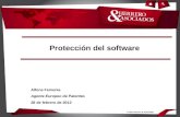 © 2012 Herrero & Asociados Protección del software Alfons Femenia Agente Europeo de Patentes 28 de febrero de 2012.