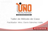 Taller de Método de Caso Facilitador: Mtro. Darío Sánchez Valle.