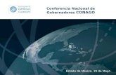 Estado de México, 19 de Mayo Conferencia Nacional de Gobernadores CONAGO.