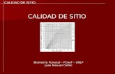 CALIDAD DE SITIO Biometría Forestal – FCAyF – UNLP Juan Manuel Cellini.