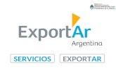 EXPORTARSERVICIOS. La Fundación ExportAr es una ENTIDAD MIXTA, constituida por el sector público y privado. EXPORTAR Fundación Es la agencia de promoción.