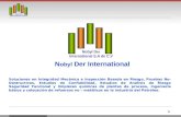 1 N obyl Der International Soluciones en Integridad Mecánica e Inspección Basada en Riesgo, Pruebas No-Destructivas, Estudios de Confiabilidad, Estudios.